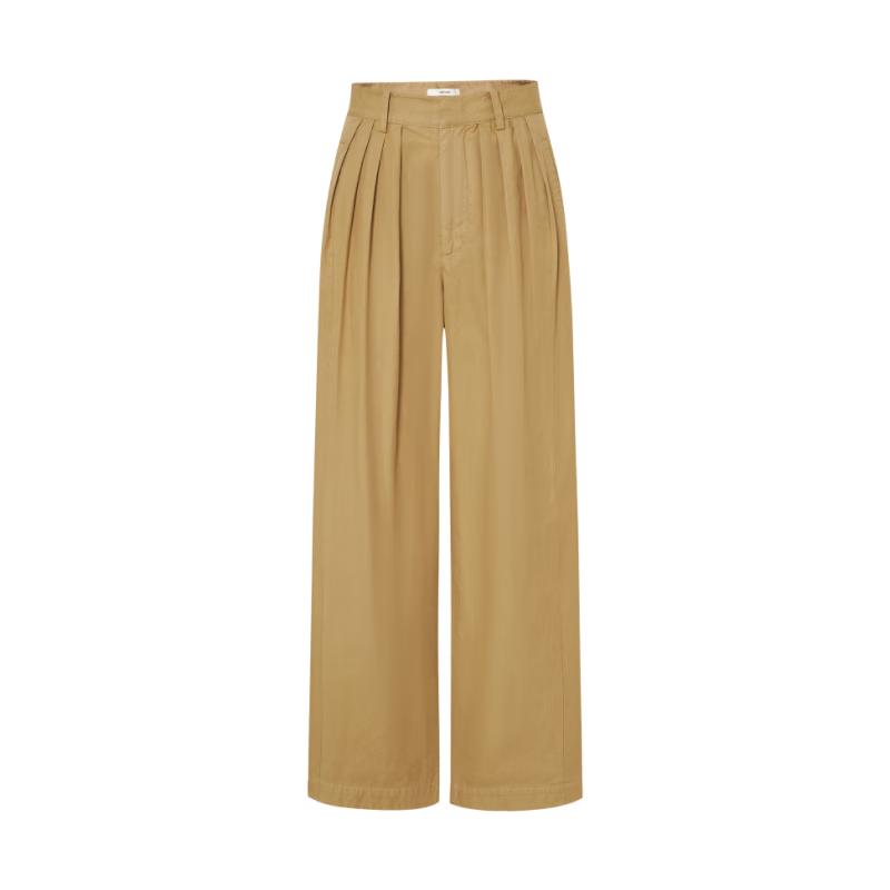 

Edition Women s High-Waist Wide-Leg Cotton Cargo Pants M