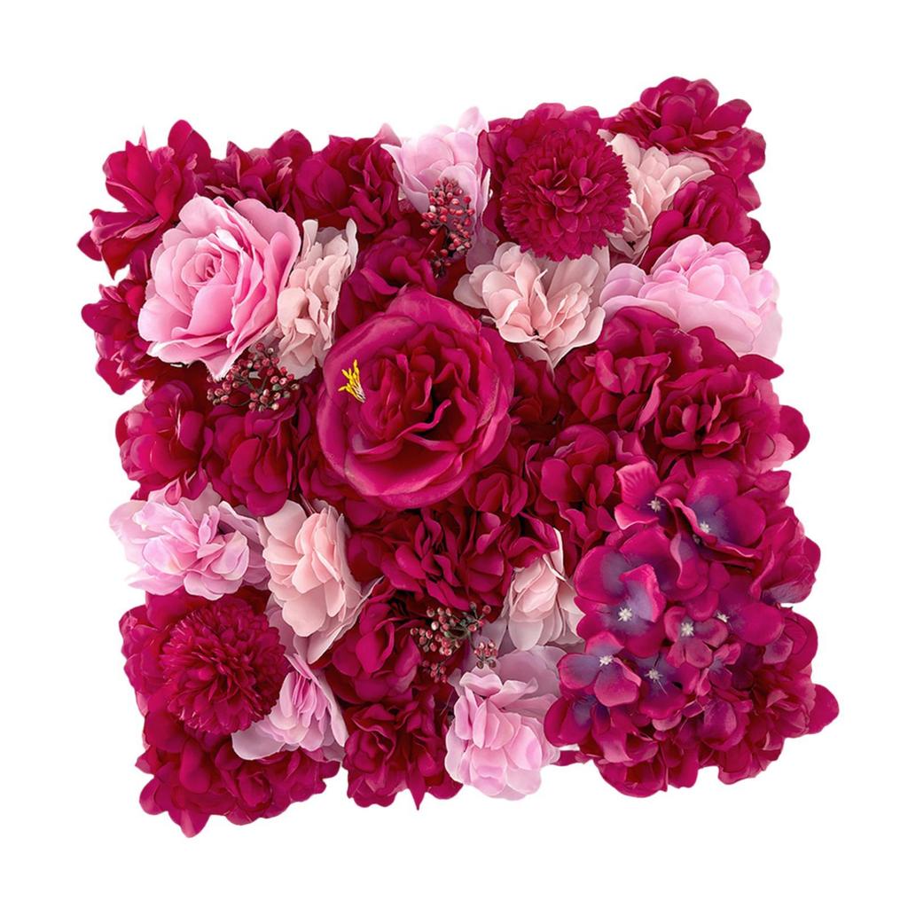 Flower Wall Panel Romantic Banquet DIY Background 13.78inchx13.78inch Table Runner Decor for Wedding Event Stage Ceremony Home
