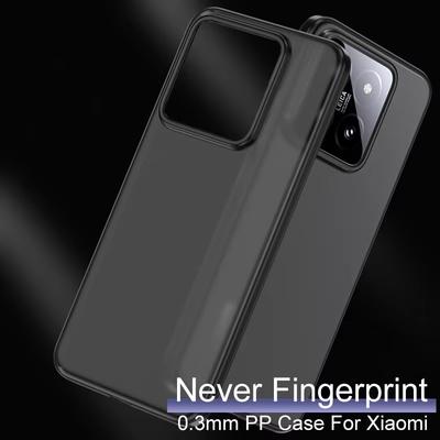 0.3mm Ultracienkie Matowe Twarde Etui na Telefon Dla Xiaomi Mi 15 14 13 Pro Półprzezroczyste Smukłe PP Miękkie Etui na Tył Dla Xiaomi13 Xiomi14