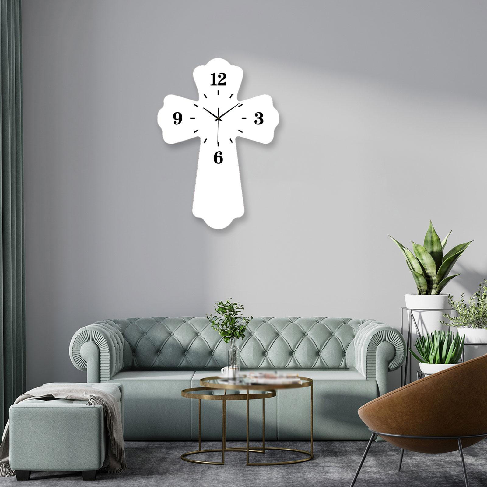 

Часы для дома, не тикающий дизайн белый