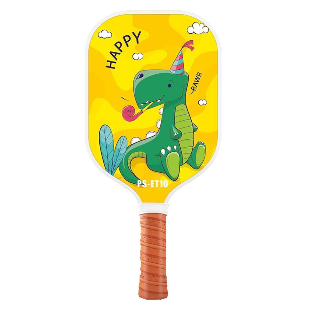 Children's Cartoon Fiberglass Pickleball Paddle Set