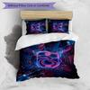 Set Lenzuola Trabzonspor FC Stampato 3 Pezzi Copripiumino Traspirante con Federe Biancheria da Letto Decorativa per Camera da Letto Casa