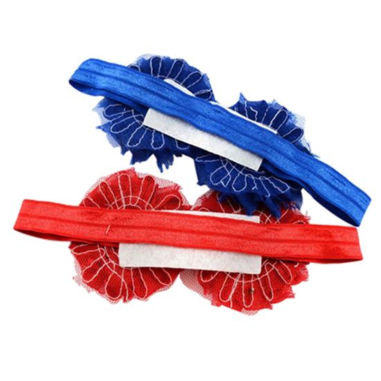 Baby Kleinkind Mädchen Strass Faux Perle Blume Stirnband Haarband Kopfschmuck für den täglichen Gebrauch