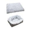 2 In 1 Foldable Plush Cat Kitten House Puppy Sleeping Bed Warm Cushion Carpet
