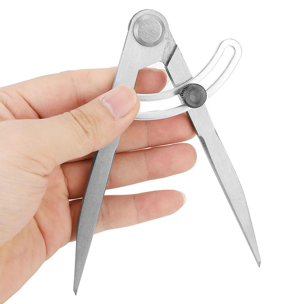 Leather Craft Compass Steel Adjustable Spacing Edge Creaser DIY Tool 155mm