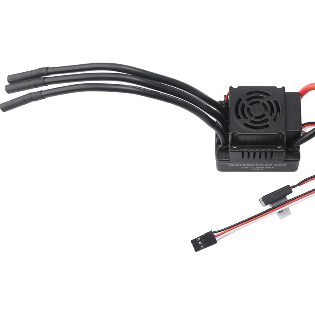 120A Brushless 2-4S ESC with BEC for 1:8 1:10   RC Car Short Truck   Crawler