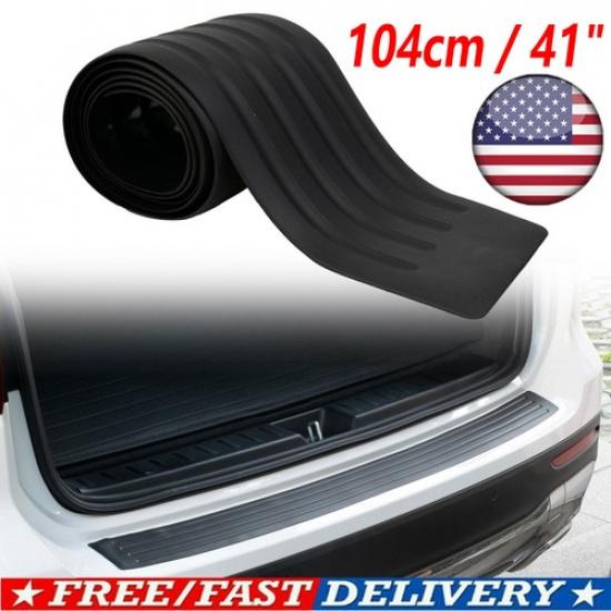 

Rear Bumper Protector Trim Cover Trunk Strip Sill Scratch Plate Cover Pad Guard