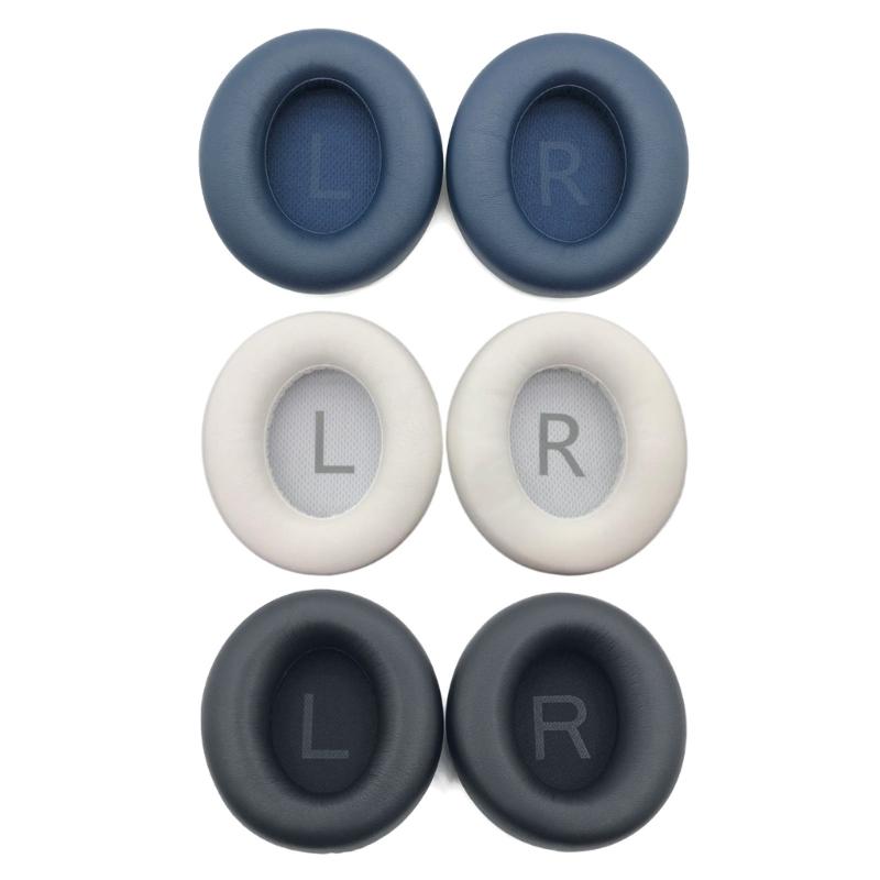 Earpads Cotton Linen Ear Cushions for Space Q45 Headphones Comfortable Noise Isolation Earpads Sleeves