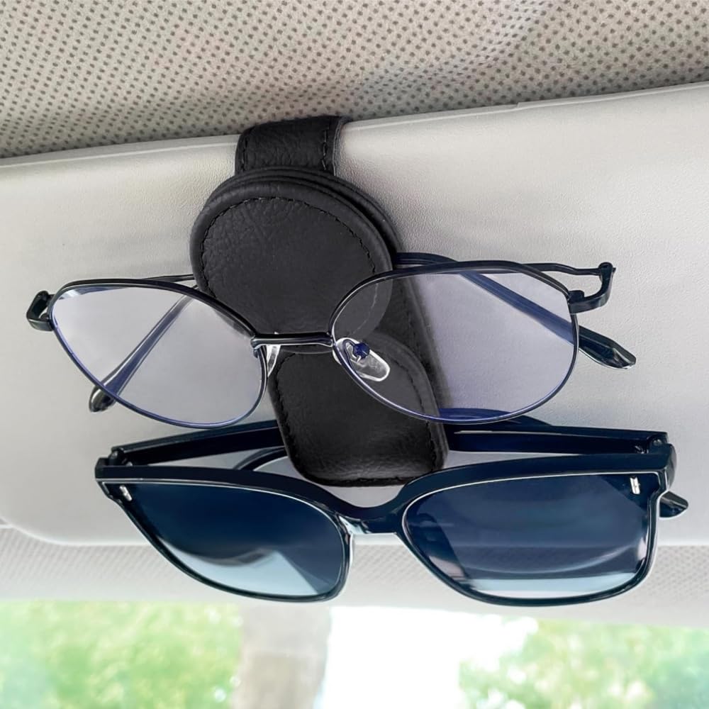 Car Sunglasses Clip, Car Sunglasses Holder Sun Visor Glasses Clip Easy Installation Car Sunglasses