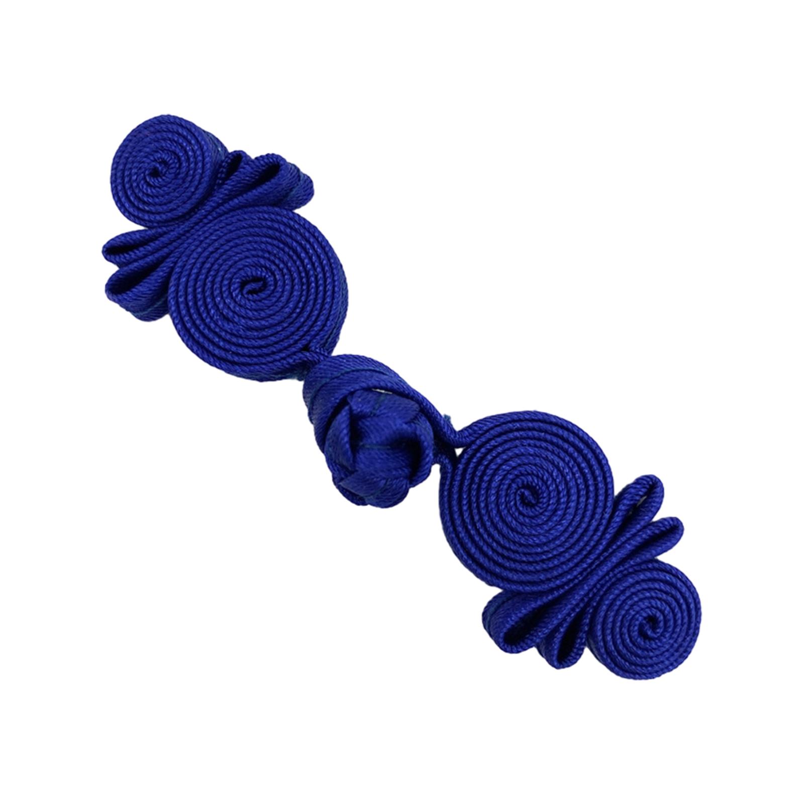 

Four Leaves Gourd Shape Chinese Cheongsam Knot Button Closure Ribbon Fastener Costume Tang Shirt Suit DIY Sewing Craft королевский синий