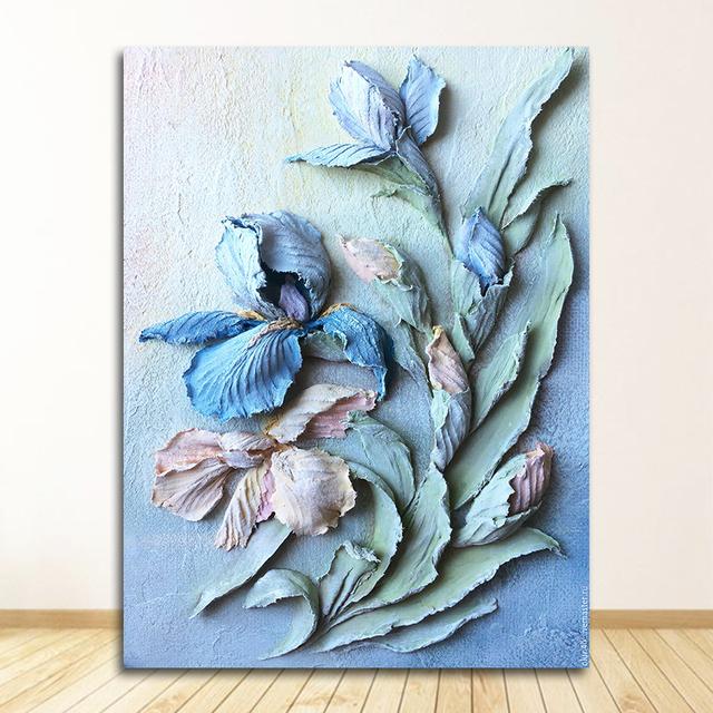 And Prints Wall Pictures for Living Room Decoration Art Scandinavian Home Decor Abstract Canvas Painting Wall Art Flower Posters No Frame