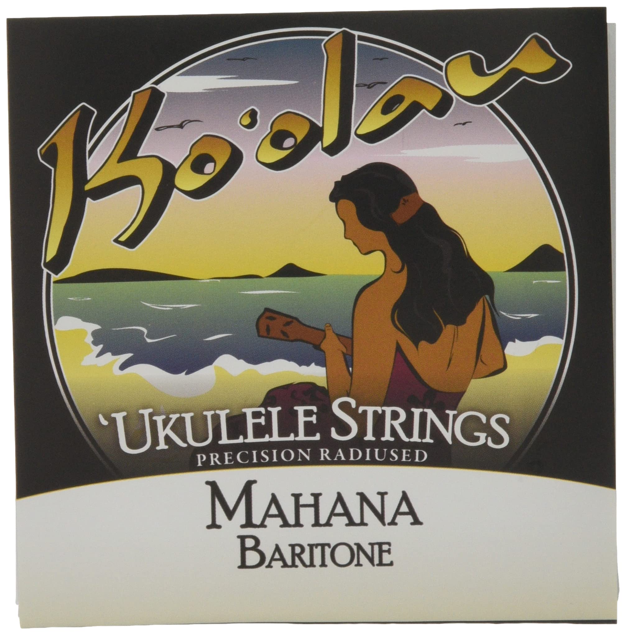 

[KO OLAU STRINGS] MAHANA BARITONE Baritone Ukulele String Set (Clear Nylon Wound Strings 3rd and 4th)