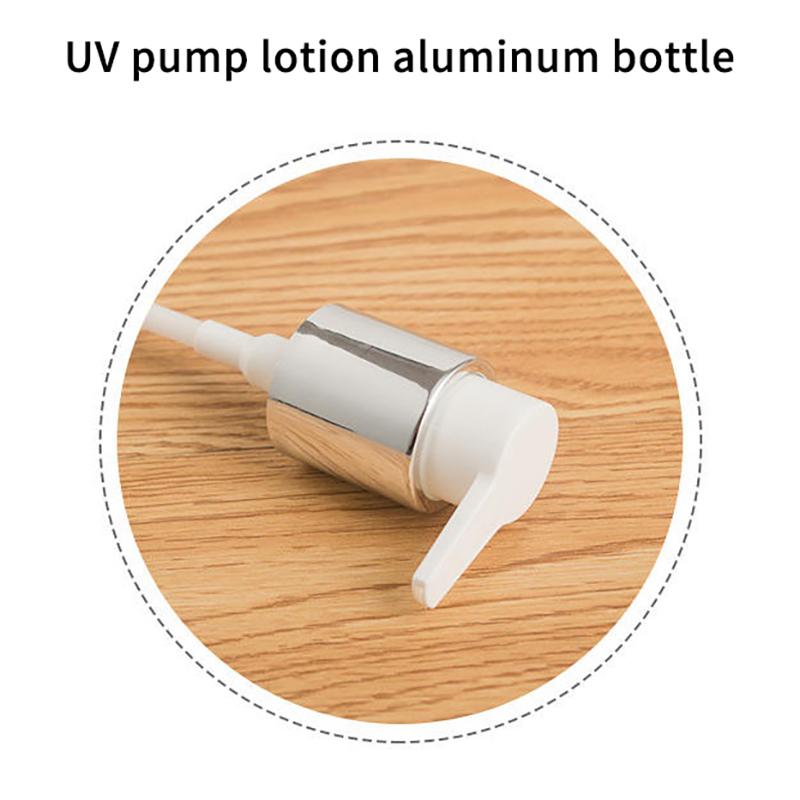 40-200Ml Aluminum Pump Bottle High Quality Lotion Pump Shampoo Lotion Pump Refillable Bottle Liquid Dispenser Travel Container