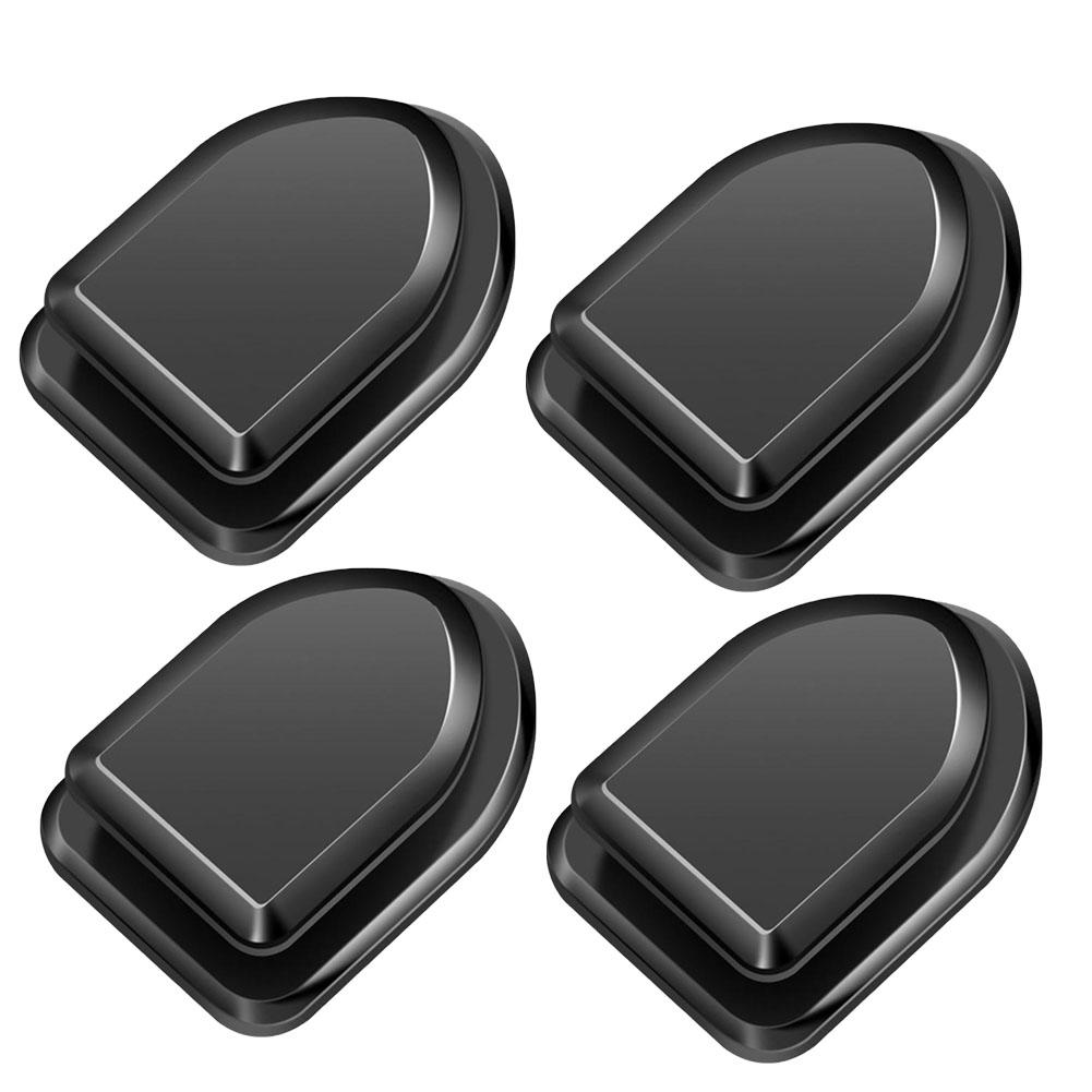 

4pcs Self Adhesive Car Hooks Organizer Storage For USB Cable Headphone Key Storage Wall Hook Hanger Auto Fastener Clips