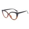 New TR plain glasses, rectangular large frame round face women's face thin flat light mirror anti-blue light mirror, with myopia mirror