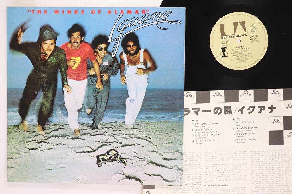 LP Record IGUANA Winds Of Alamar GP597 UNITED ARTISTS 1978 Japan Rock Used