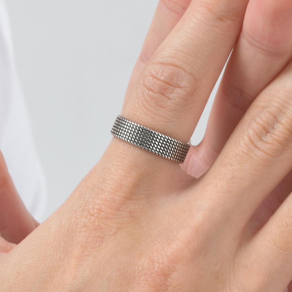 Vintage Men's Ring,Simple Open Ring Lines Index Finger Ring,Free Ring Jewelry Gifts