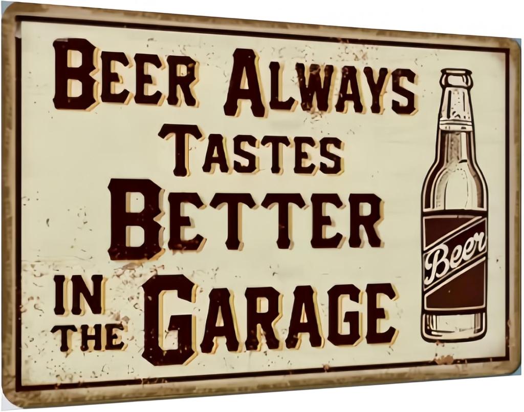 Vintage Metal Sign – “Relax We're All Crazy. It's Not a Competition” Funny Quote – 8x12 Inch Tin Wall Decor for Home Dorm