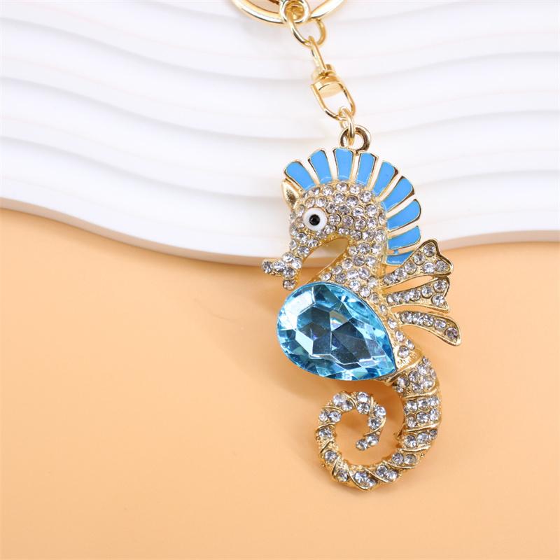 Rhinestone Bee Wing Keychain for Women Men Metal Gold Color Insect Animal Pendant Key Rings Jewelry porte clefs