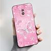 Coque de téléphone imprimée pour Itel A16 / A16PLUS / A23 / ITEL Alpha Lite Funda Coque Souple en Silicone Noir Coque Fleurie Mignonne Capa