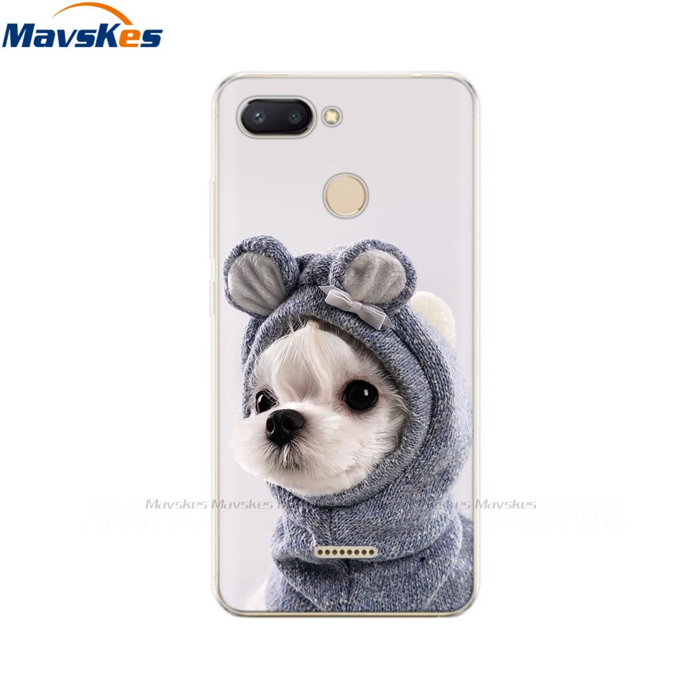 Silicone Cover for Xiaomi Redmi 6 Case Full Protection Soft Tpu Back Cover Phone Case for Xiaomi Redmi 6 Redmi6 Bumper Coque Bag