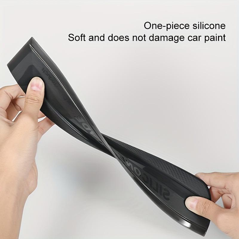 Silicone Car Water Blade Squeegee - Flexible, Non-Scratch Drying Tool, Ergonomic Grip Window Cleaner for Streak-Free Car Care and Winter Use