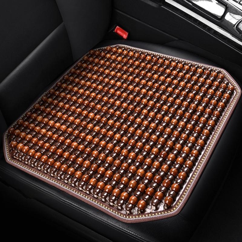 Ventilated Wooden Bead Chair Mat Color Option Durability Handmade Seat Pad Chair Cushion For Furniture Vehicle