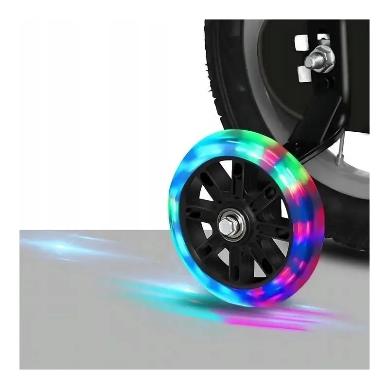 Postranní kolečka pro dětská kola, LED RGB, barevná kola na kolo, svítící