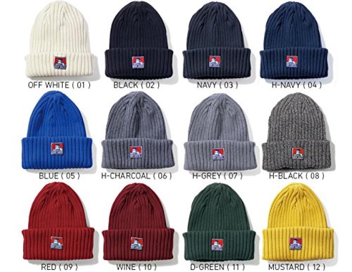 BEN DAVIS Cotton Knit Cap Beanie Watch Cap Hat with Gorilla Tag (Ben Davis) BDW-9500