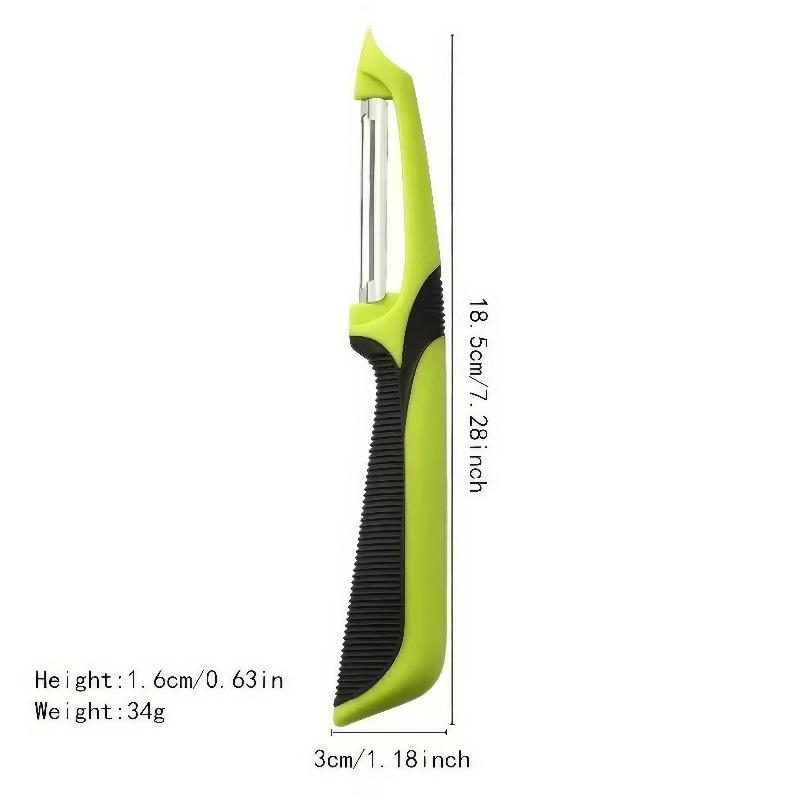 1 Green Peeler, Sharp Peeling Blade, Reusable, Suitable for Household, Dining, Potato Peeler, Kitchen Small Tool