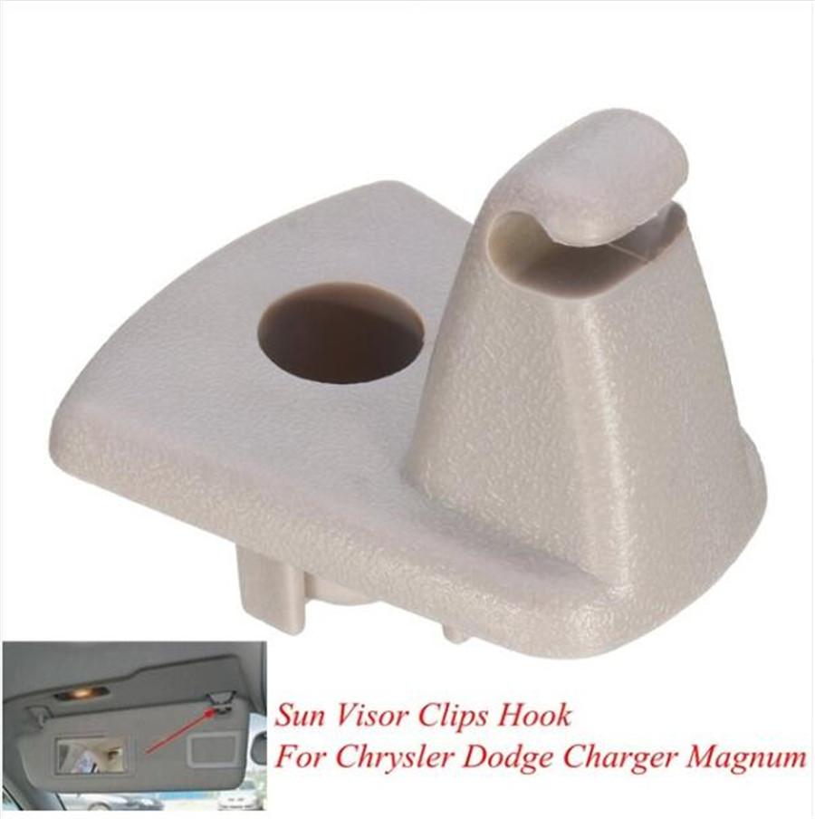 20Pcs High Quality 2005-2007 For Dodge Charger Magnum Chrysler 300 Sun Visor Clip Replacement Hook Easy To Use