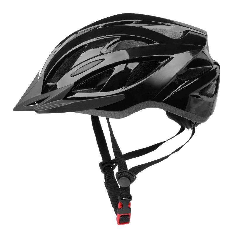 

Adult riding helmet, bicycle sports bicycle hard hat, ultra-light integrated molding, adjustable riding equipment L чорний