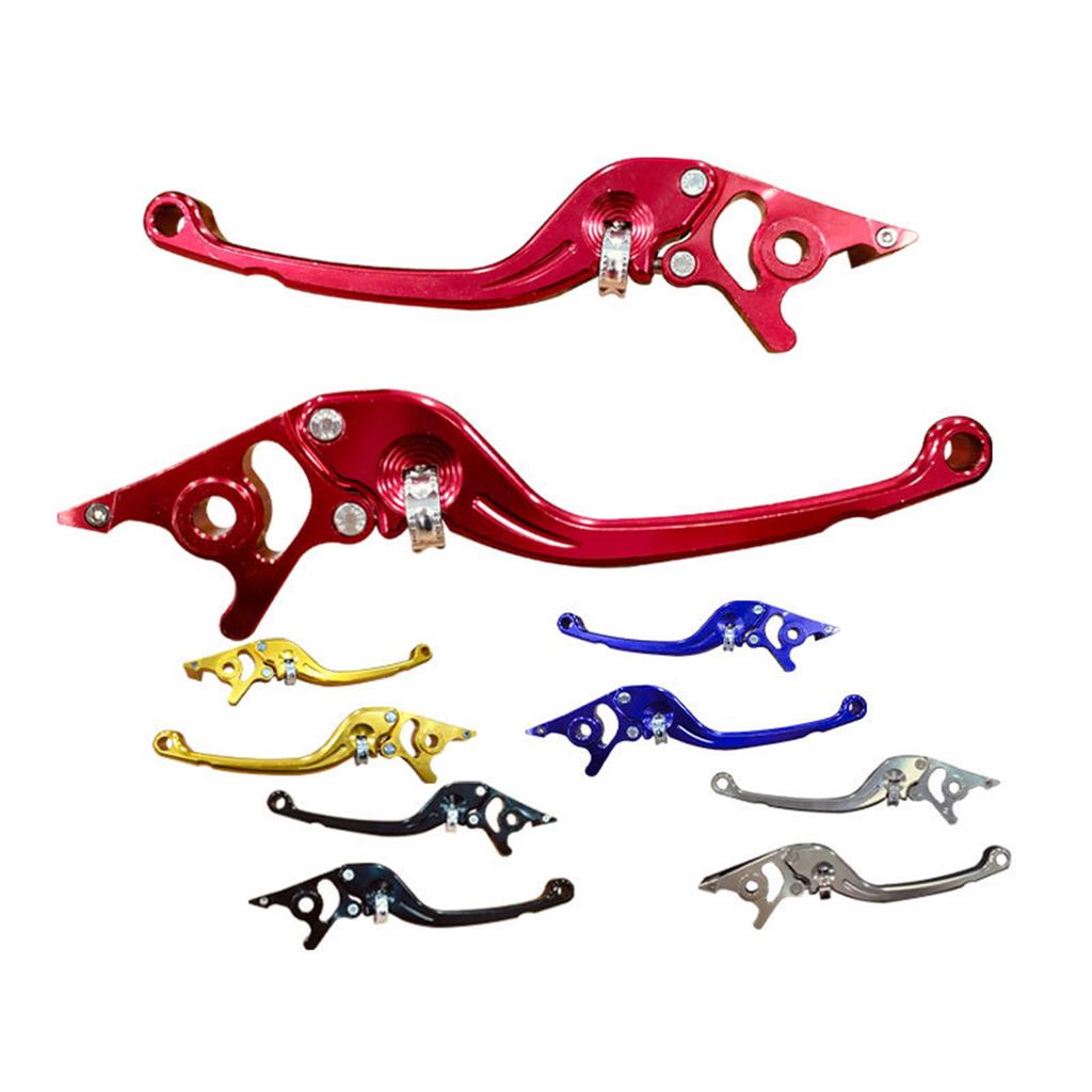 Left Right Clutch Brake Handle Levers Perch for Motorbike Scooters 1 Pair Handlebar Clutch Lever for Most Model