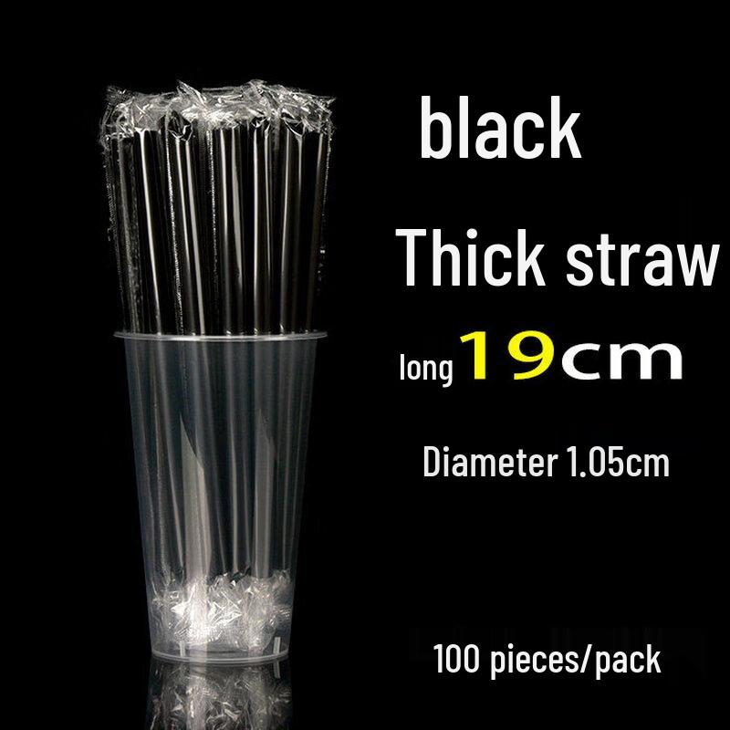 ZISIZ Disposable Extra-Wide Food-Grade Straws
