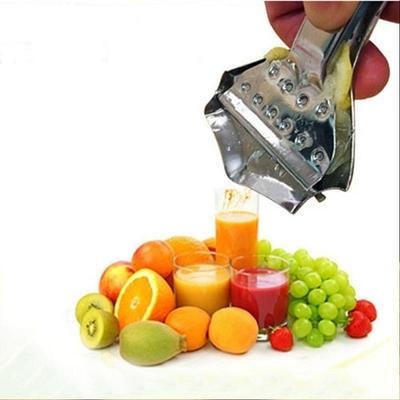Küchenbar Handhandbuch Mini-Entsafter Zitronenpresse Edelstahl Obst Gemüse Werkzeuge