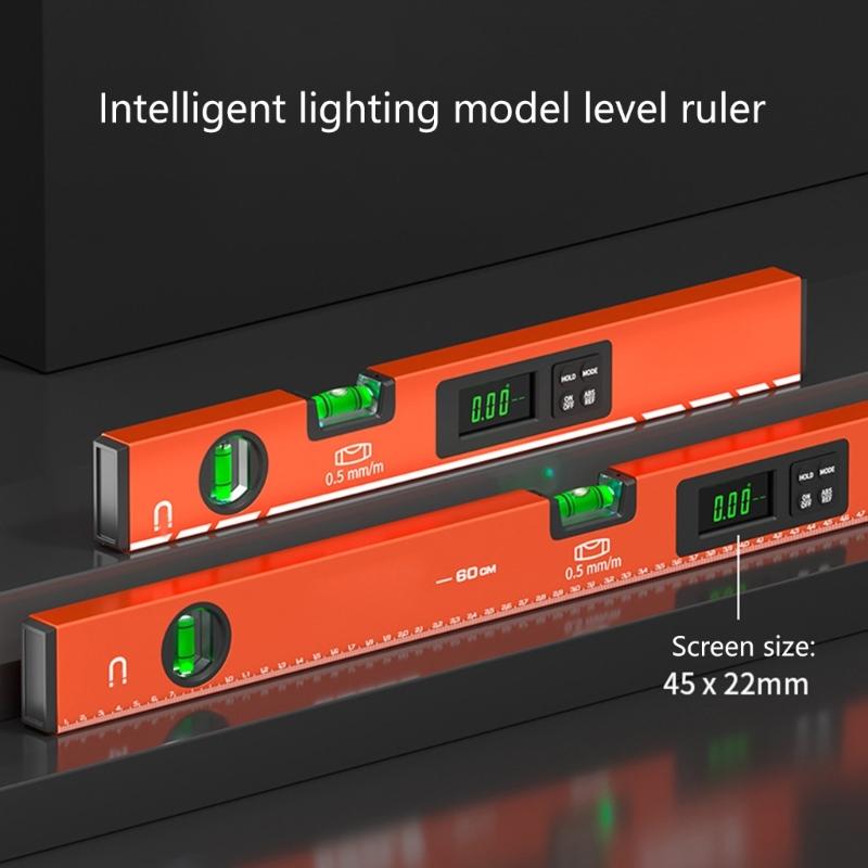 Precisions Digital Level Ruler,Magnetic Level Ruler,Aluminum Spirit Bubble Level Gauges Level Protractor