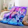 1PC K POP Demon Hunters, Huntrix Blanket, Throw For Sofa, Bed, Travel, Camping, Livingroom,