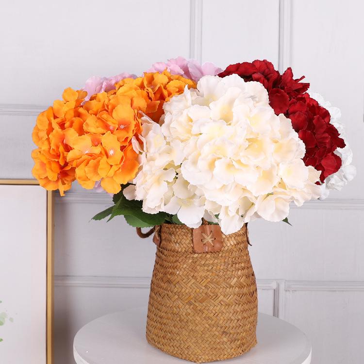 Road Lead Photography Flower Wall Props Decorative Hand Bouquet, Wedding Simulation Hydrangea