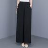 Casual Black Wide Leg Pants for Women Summer Clothes Plus Size High Waist Woman Trousers