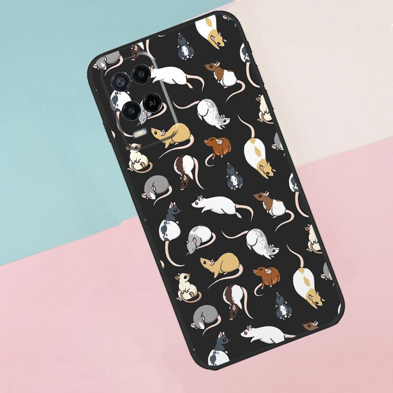 Mouse Rat For Oppo A18 A38 A78 A98 A96 A58 A17 A77 A80 A40 A60 A16 A76 A74 A94 A54 A15 A57S Phone Case