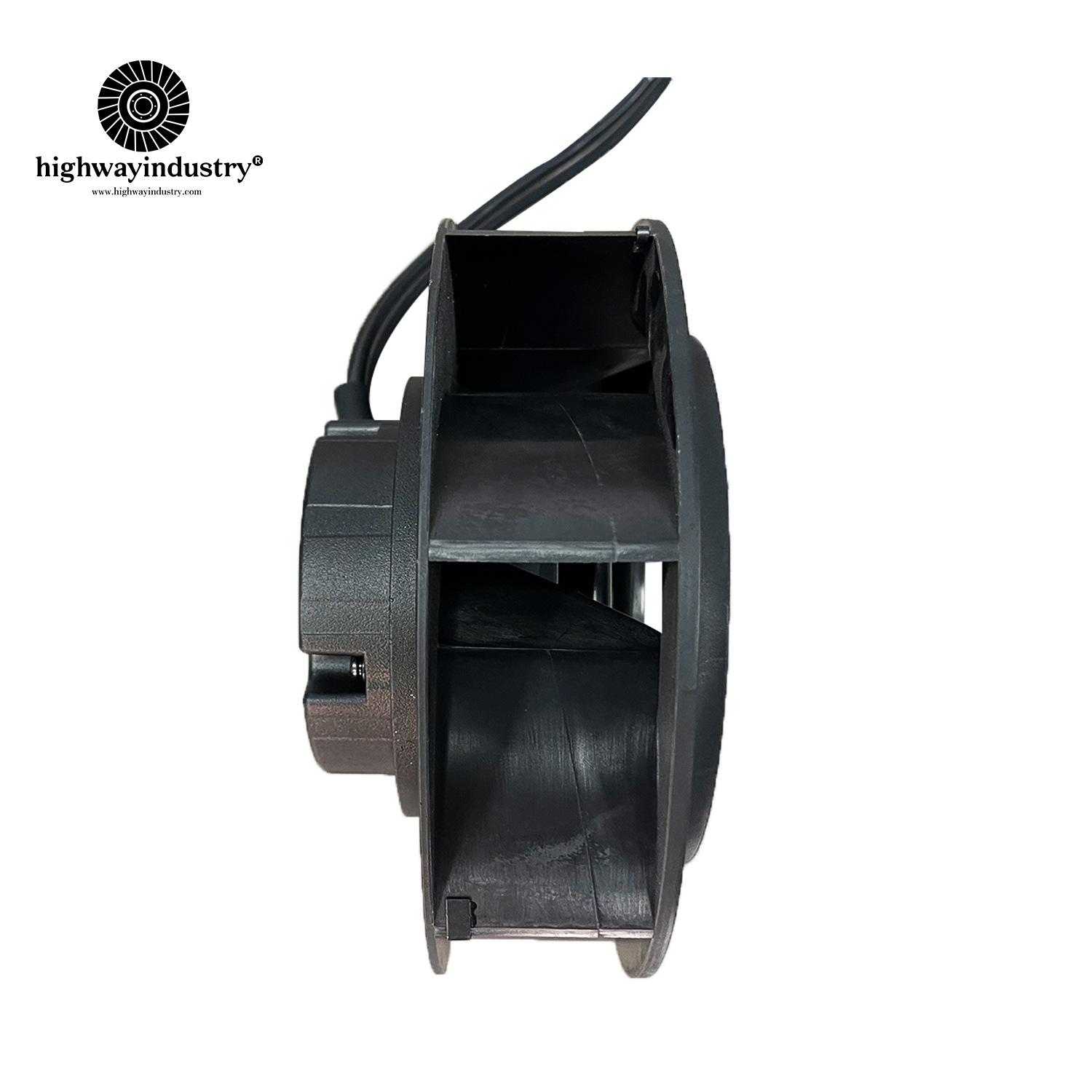 

EC Brushless Backward-Curved Centrifugal Cooling Fan with PWM Speed Control 190062E18