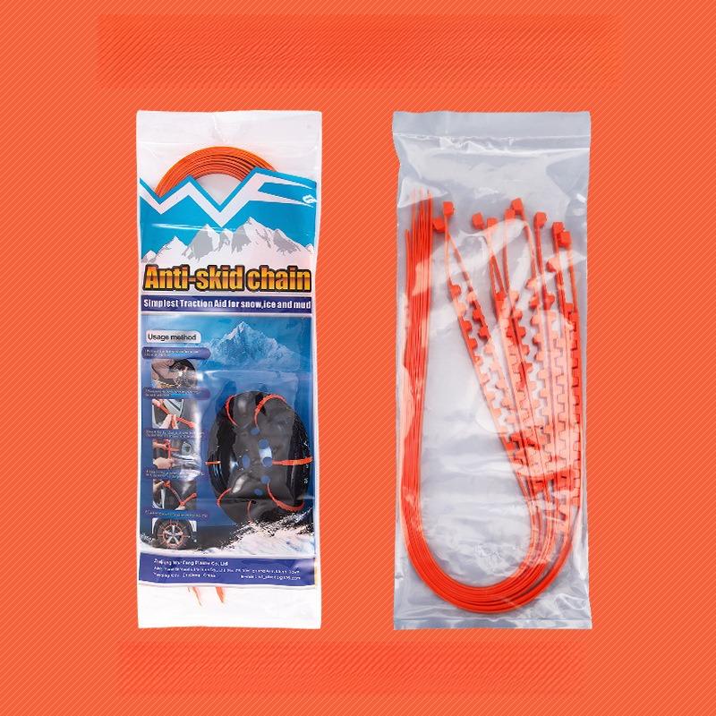 10 STÜCKE Auto Schneekette, Auto Auto SUV Brot Geländewagen Universal Schnee Rutschfest Kabelbinder