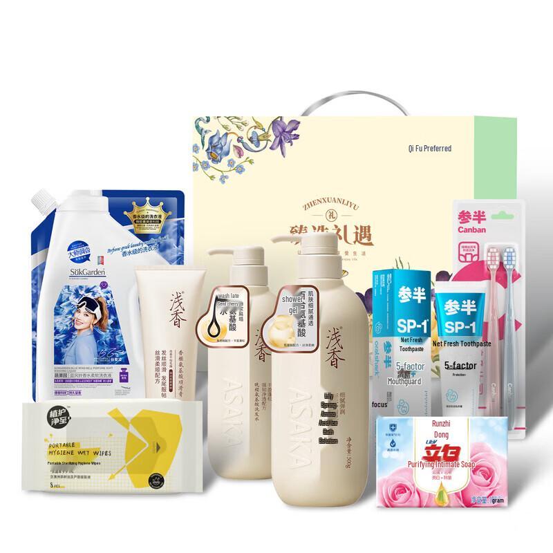 

Qianxiang Warm Care Hair & Body Cleansing 8-Piece Set
