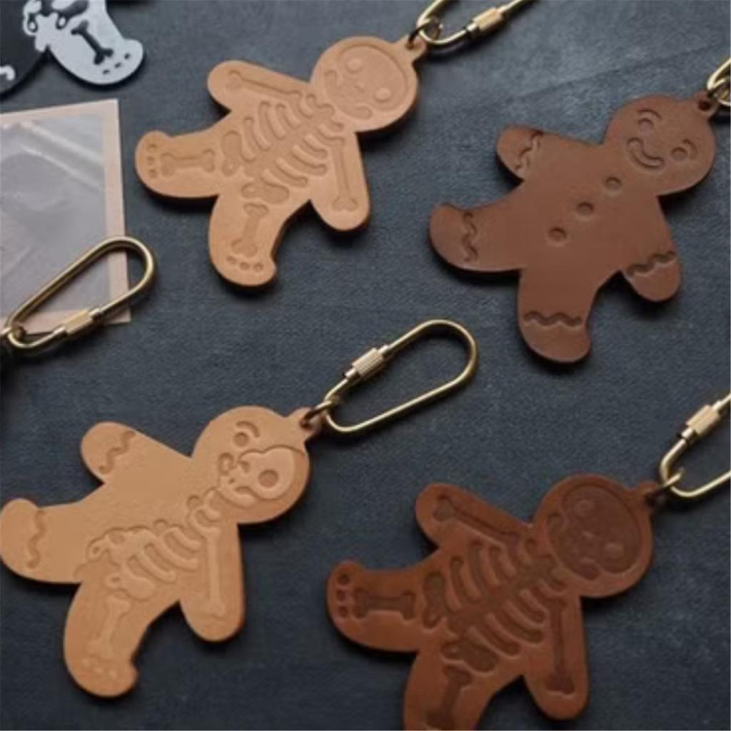 Halloween Themed Keychain Metal Closure Key Organiser Ergonomic Design Bag Hanging Decoration For Key Security
