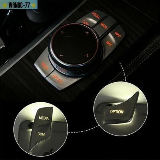 New Console Multimedia Switch Button Cover Trim For BMW 5 Series G30 2017 2018
