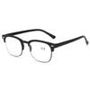 Half Frame Reading Glasses High Definition Retro Presbyopia Eyeglasses Women Men Unisex Diopter +1.0 1.5 2.0 +2.5 +3.0 +3.5 +4.0