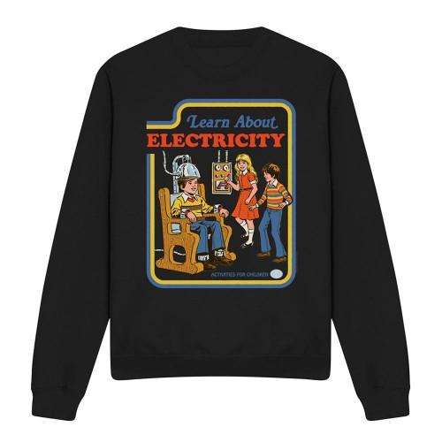 Steven Rhodes Unisex Adult Learn About Electricity Sweatshirt