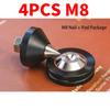 4PCS HiFi Audio 316 Stainless Steel Speaker Amplifier Rack Stand Isolation Damping Feet Pad Nail Shock Spikes