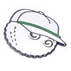 Golf Hat Clips Zinc Alloy Magnet Golf Hat Clip Detachable Golf Ball Marker for Golf Course Club White