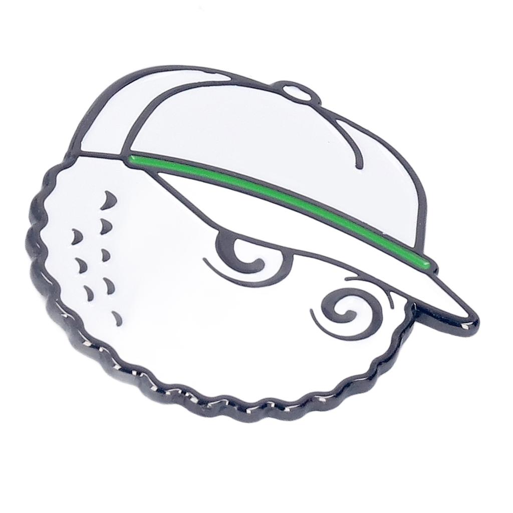 Golf Hat Clips Zinc Alloy Magnet Golf Hat Clip Detachable Golf Ball Marker for Golf Course Club White